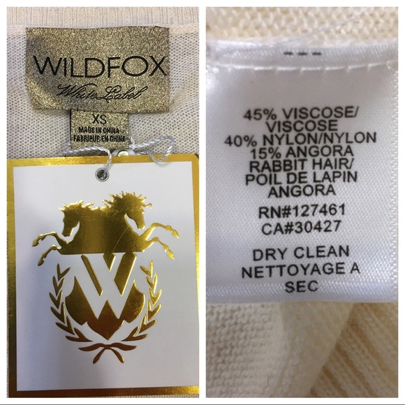 NWT! Wildfox White Label Soft Serve Sequin Sweater - Picture 4 of 6